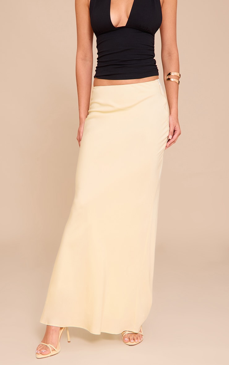 Lemon Tencel Maxi Skirt image 2