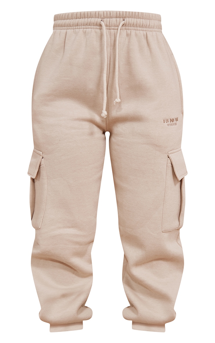 Petite Oatmeal Ultimate Cuffed Sweatpants image 5