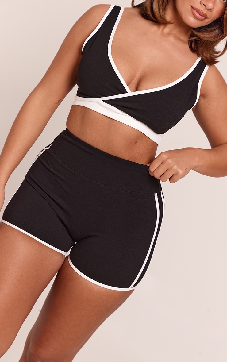 Shape Short en Sculpt noir à rayures contrastantes image 5