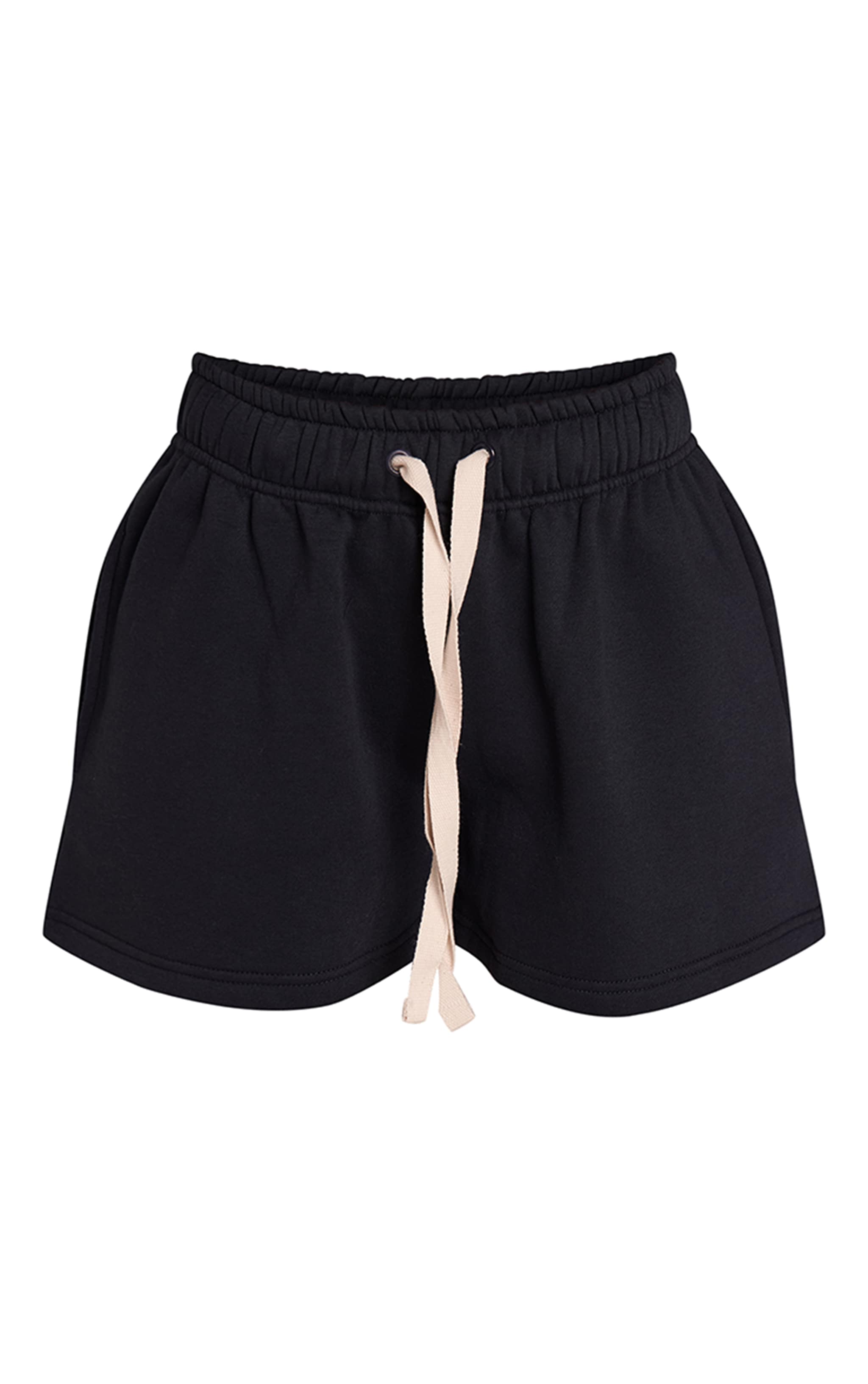 Navy Contrast Drawcord Sweat Shorts image 6