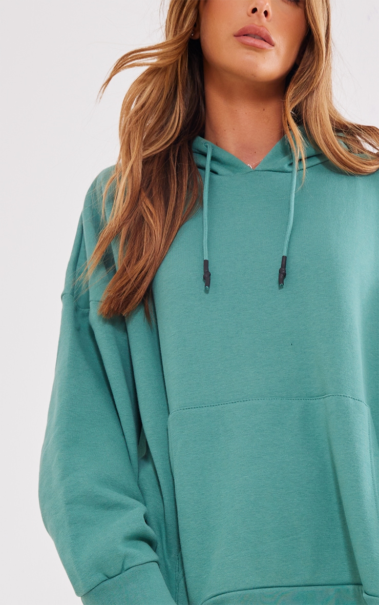Dark Teal Oversized Hoodie image 4
