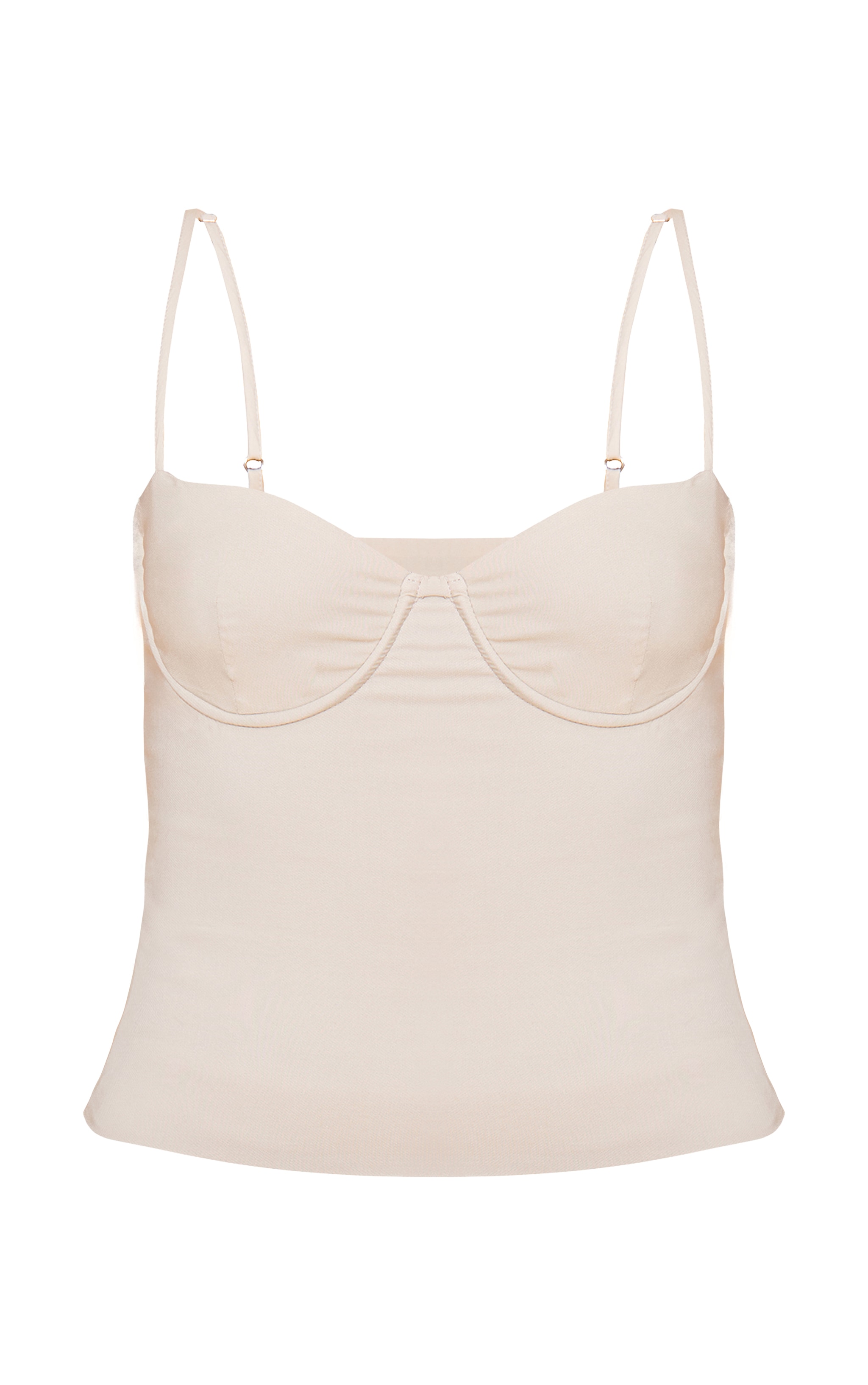 Stone Woven Stretch Strappy Cami Top image 5