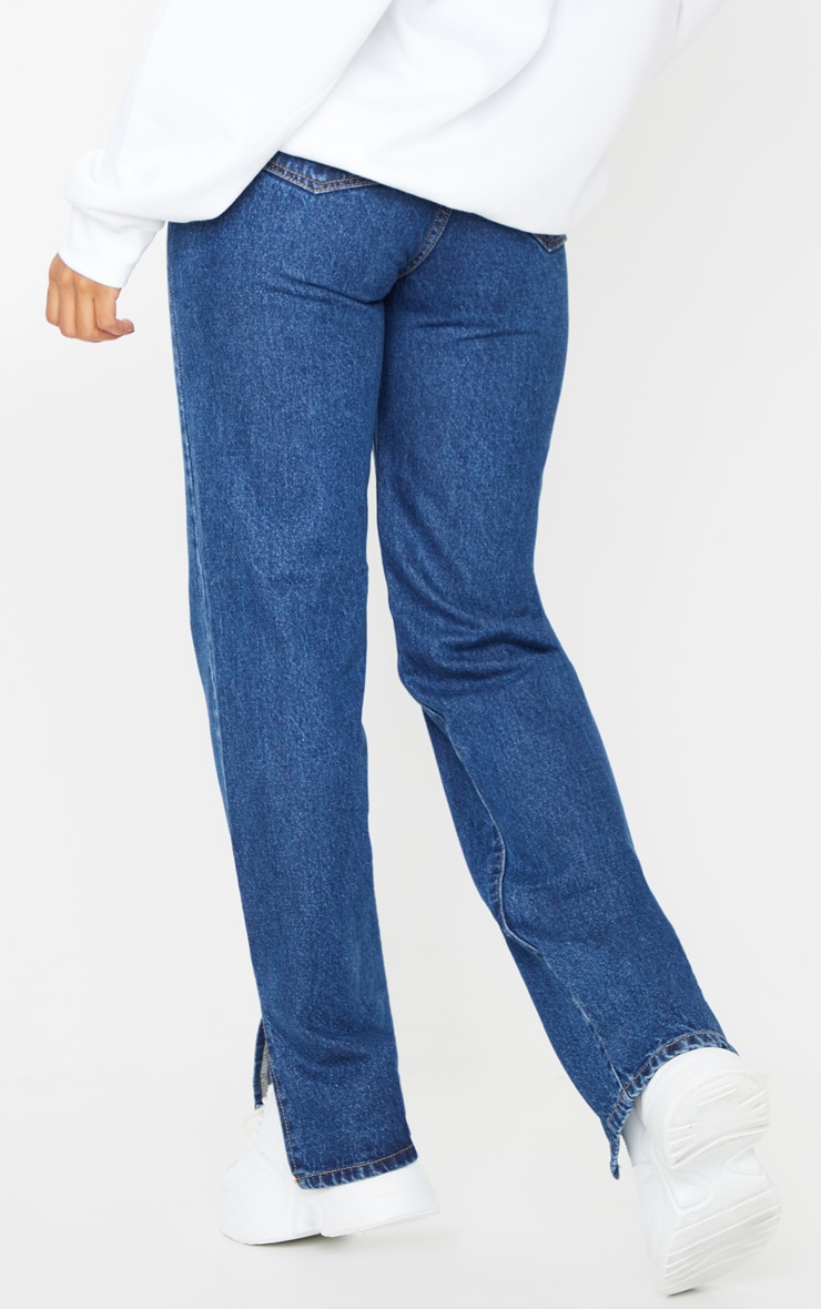 Dark blue straight fit jeans Clearance