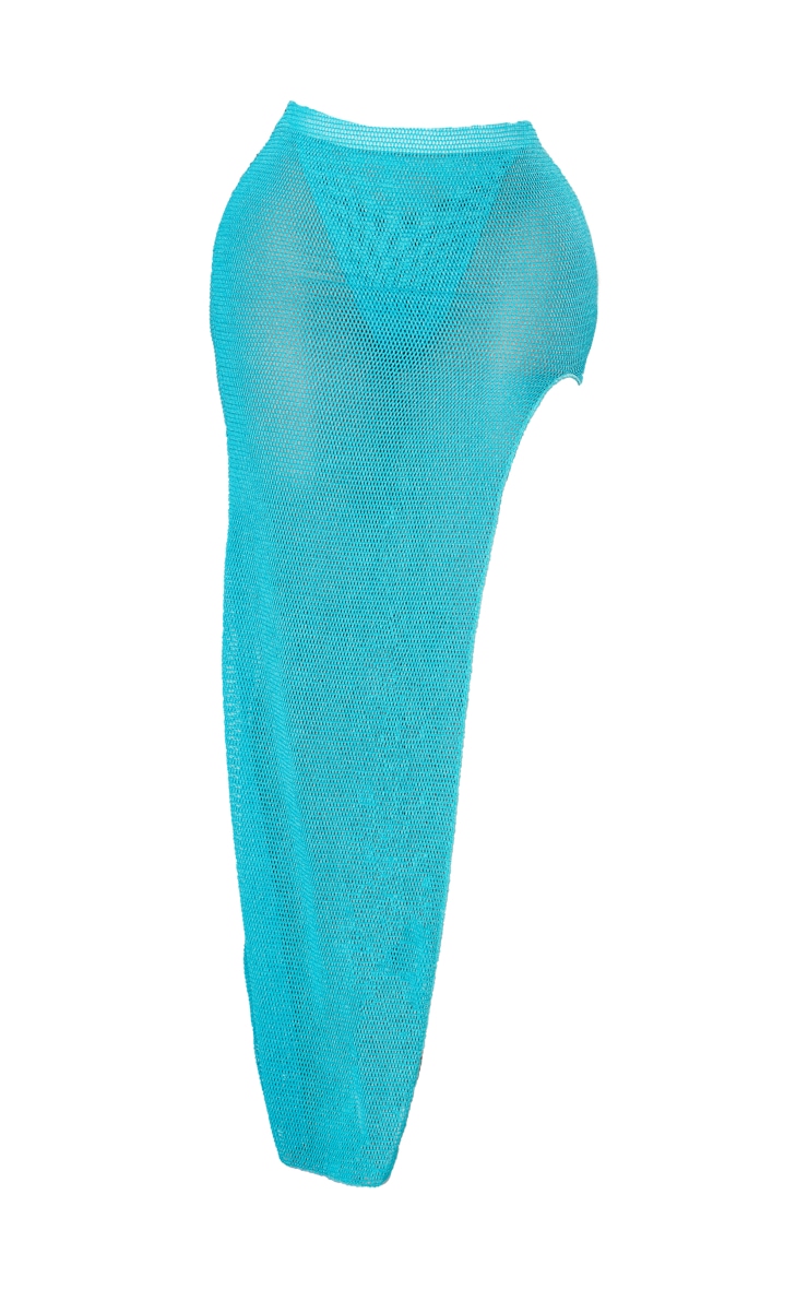 Shape Bright Blue Glitter Maxi Skirt PrettyLittleThing USA