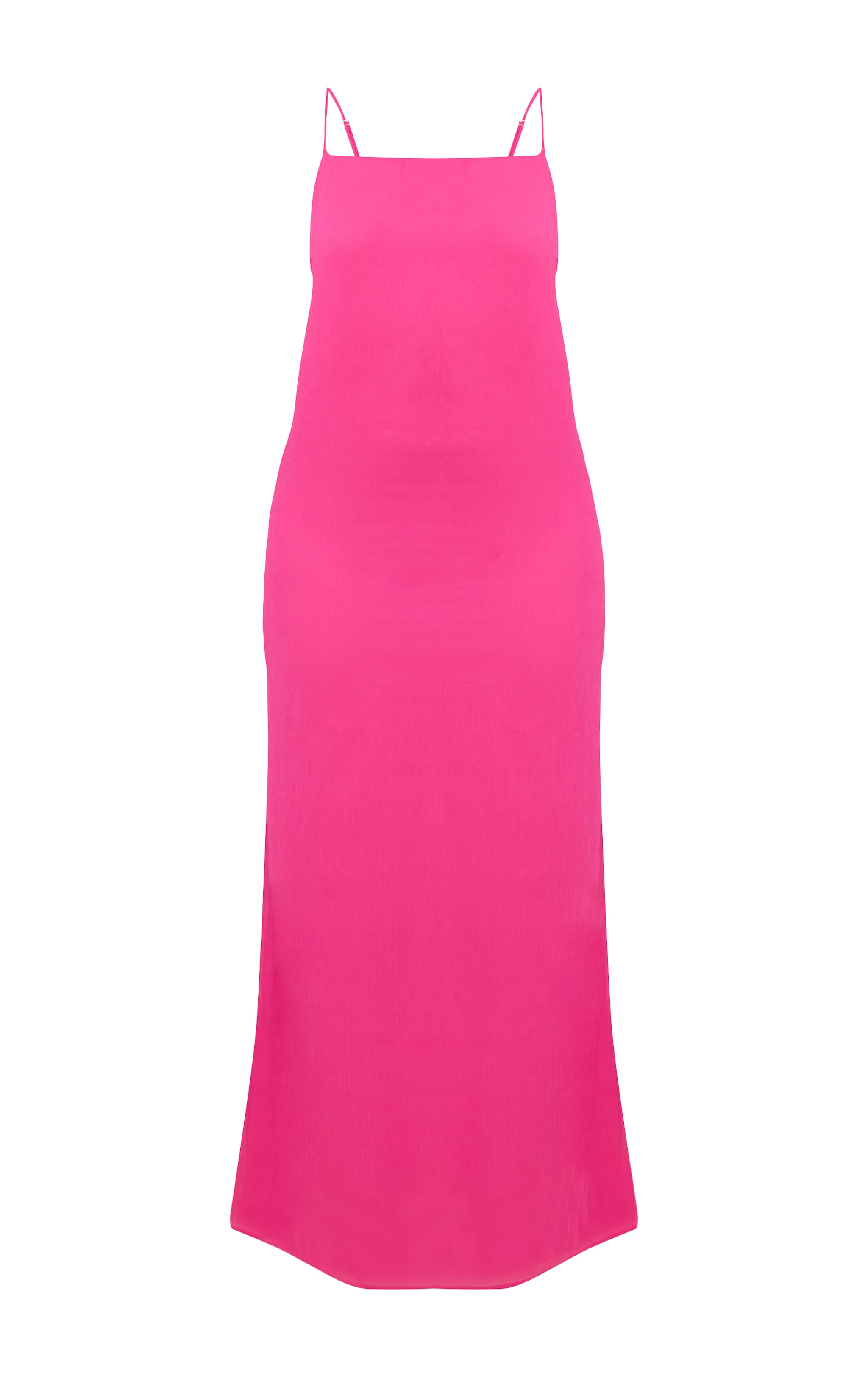Pink Woven Cami Trim Detail Maxi Dress image 5