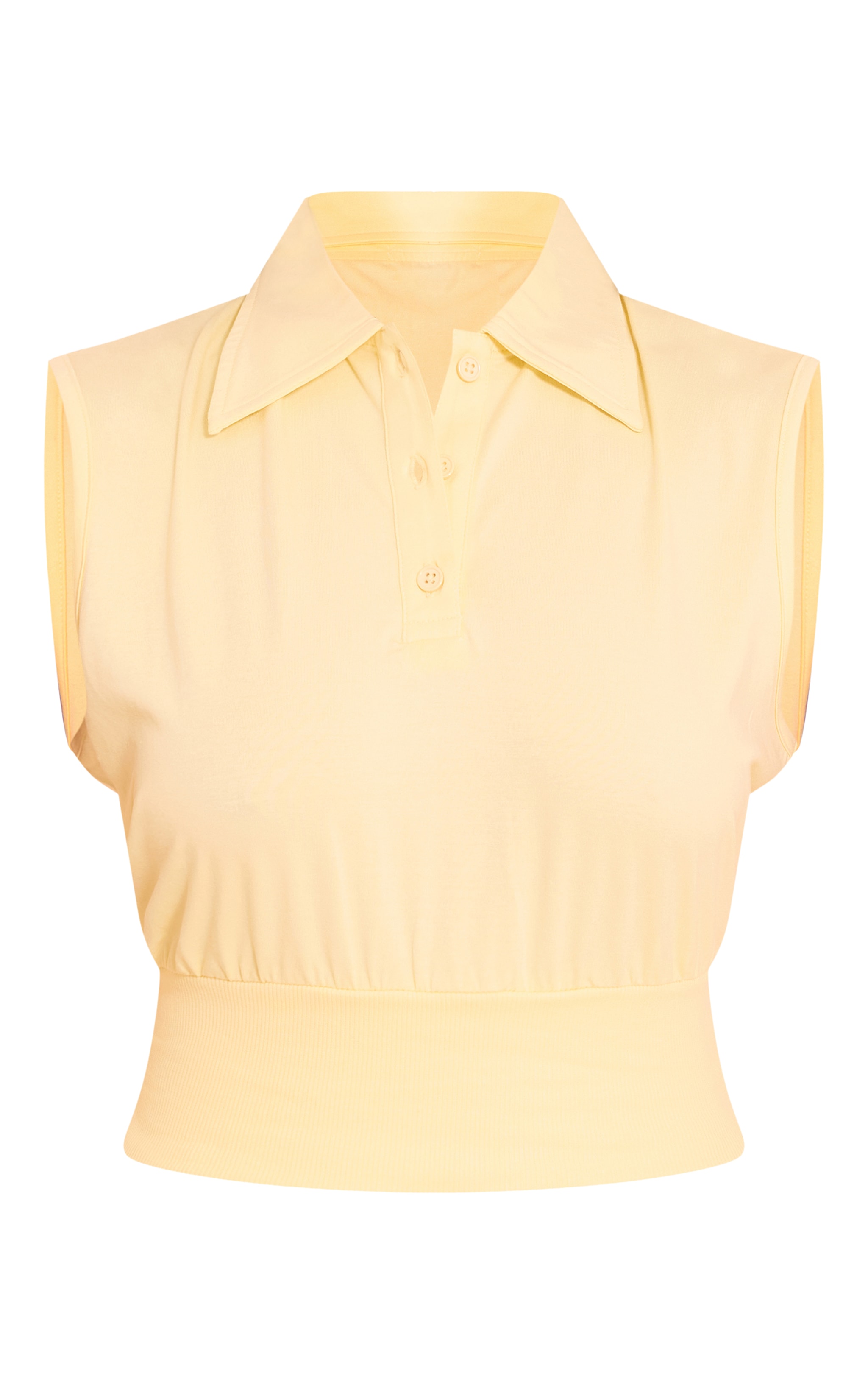 Shape Butter Cream Sleevless Cinched Waist Top | Shape