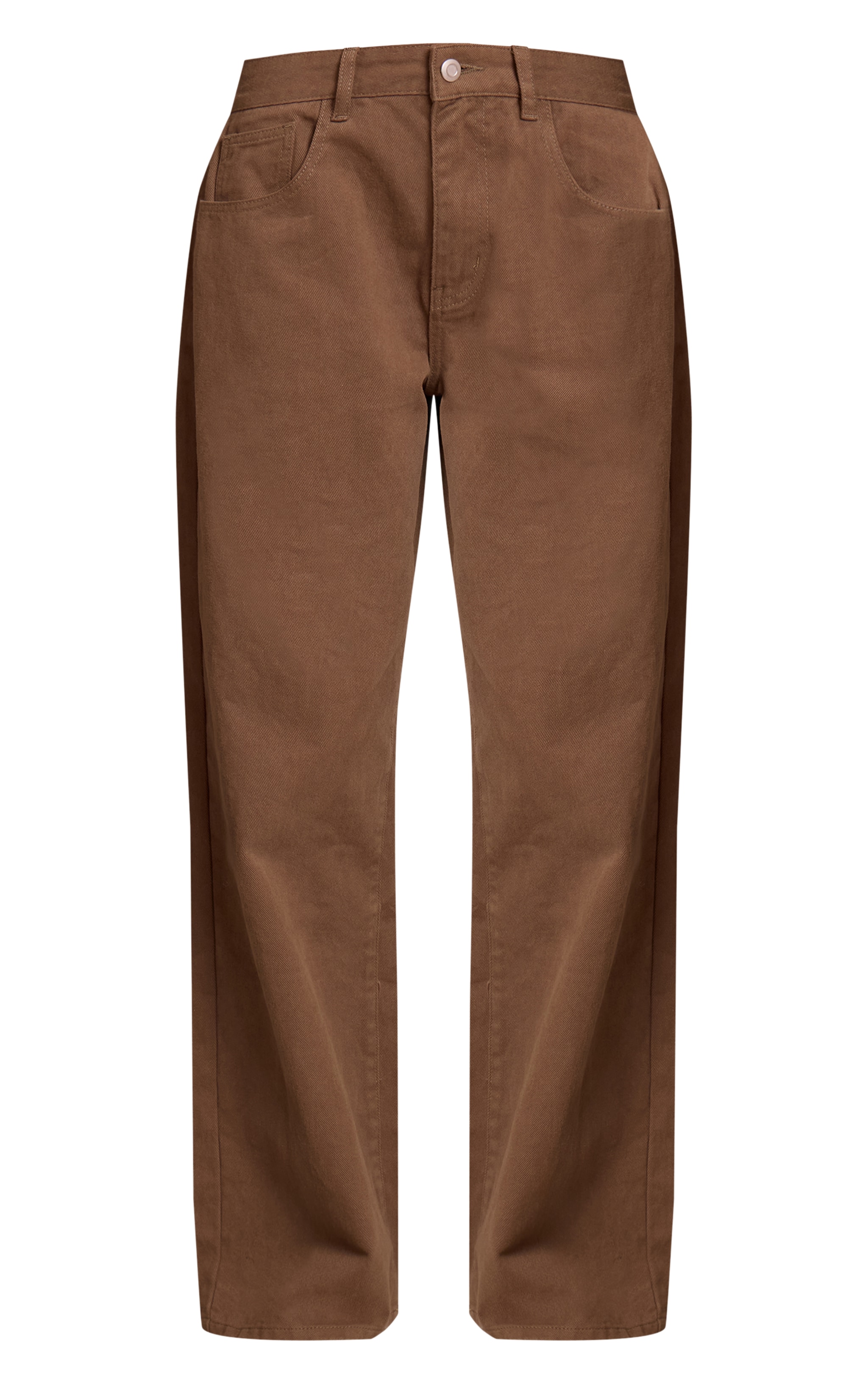Olive Mid Rise Slouchy Wide Leg Jeans image 5