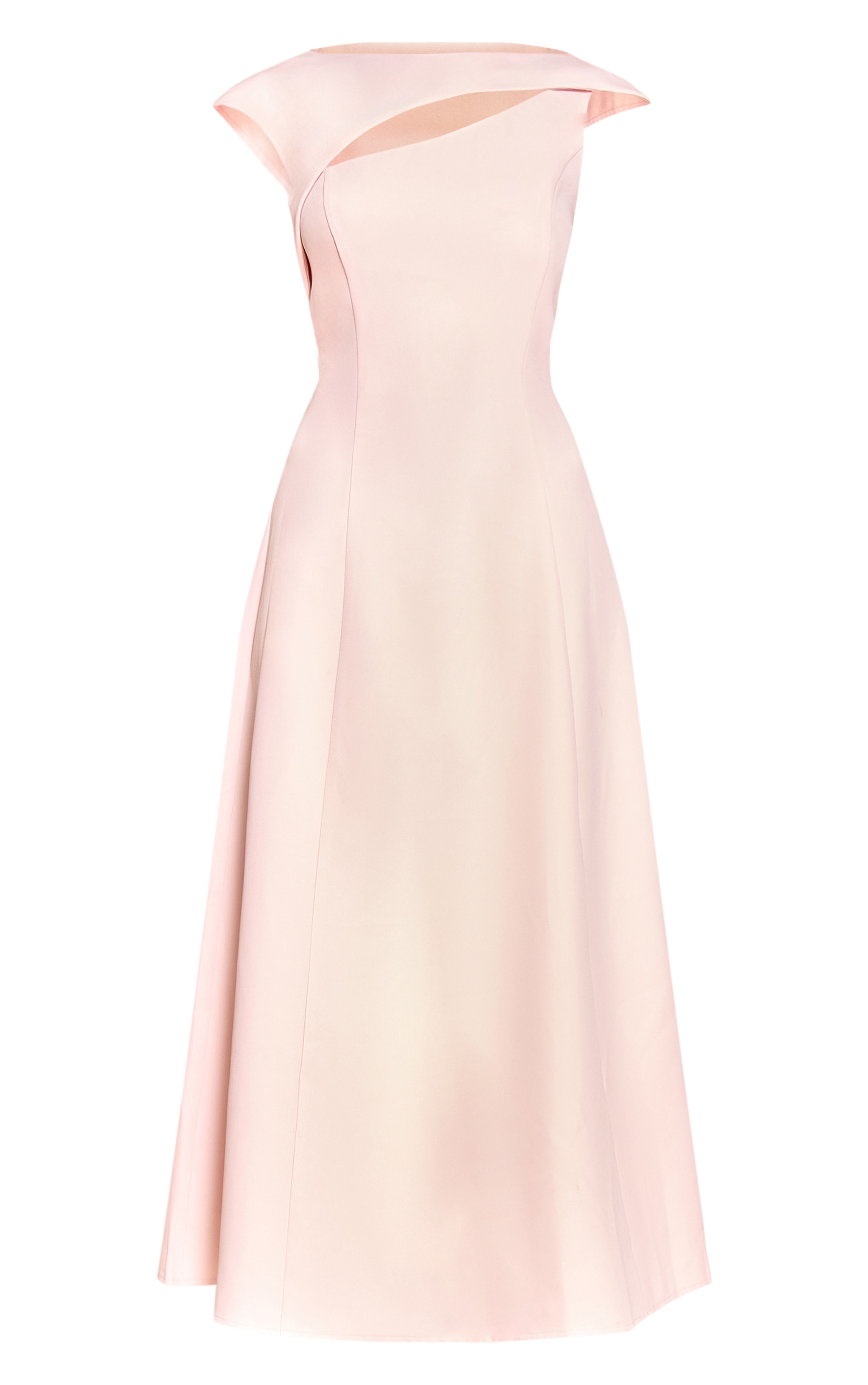 Blush Asymmetric Cut Out Detail Maxi Dress image 5