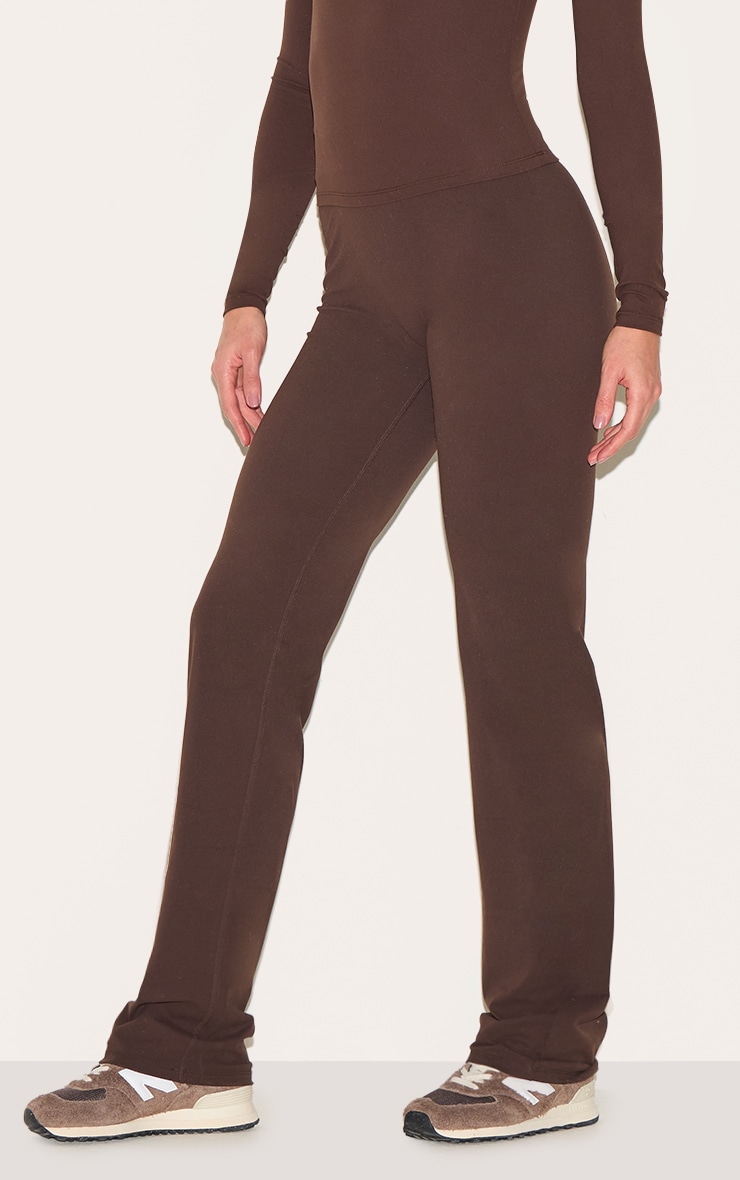 Tall Coffee Snatched Sculpt Flare Pants image 2