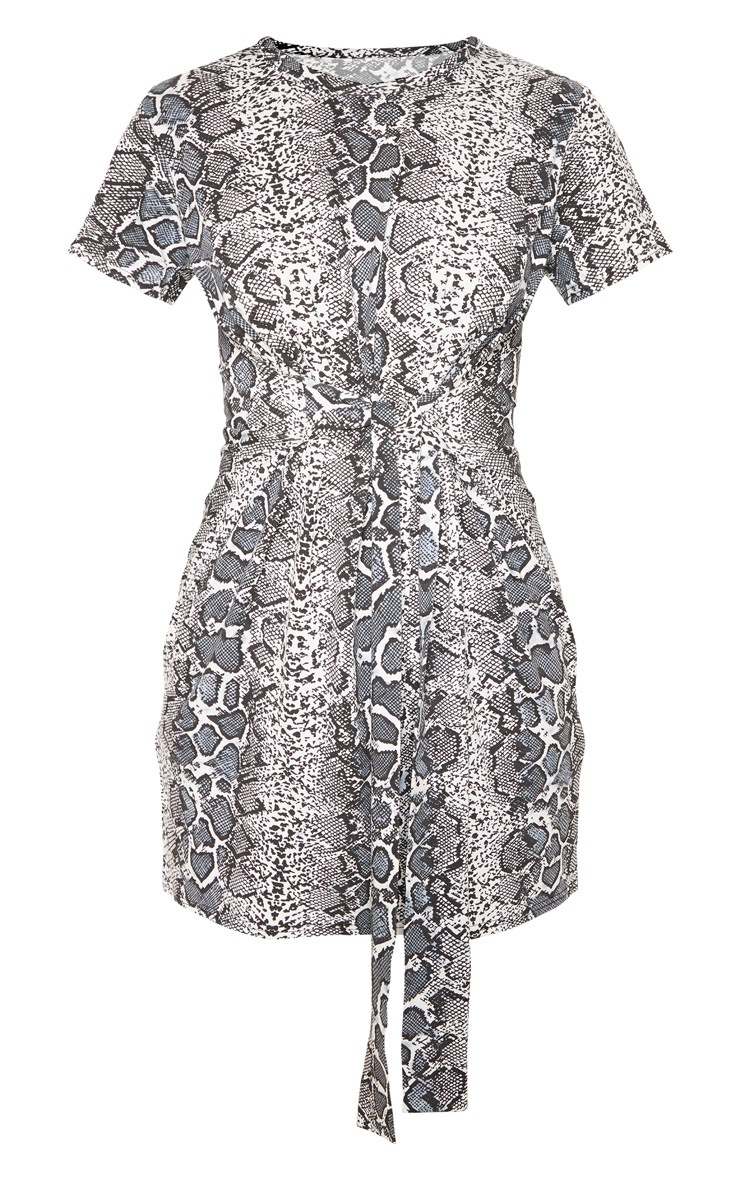 Snake skin t shirt dress sale