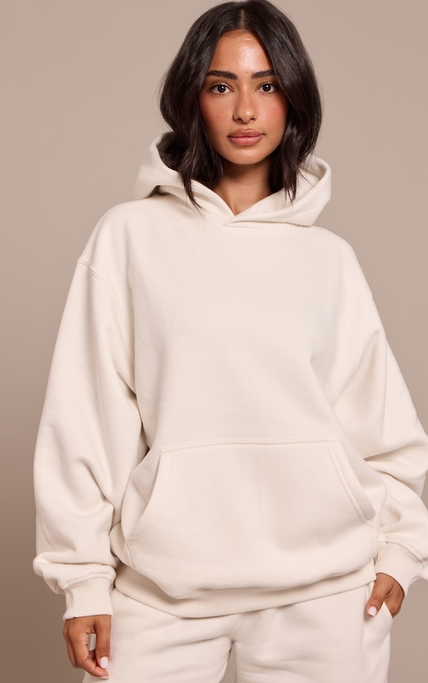 Petite Hoodie pullover oversize crème