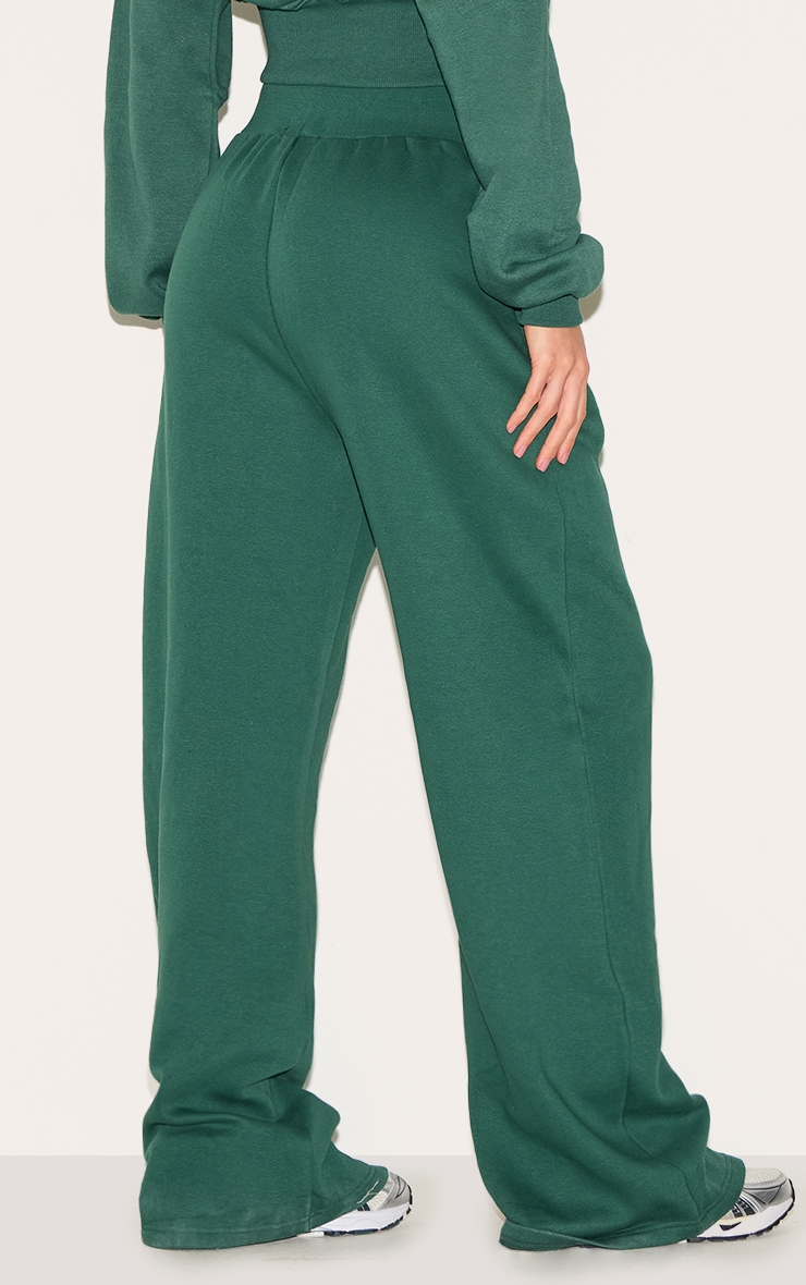 Tall Green Wide Leg Track Pants image 3