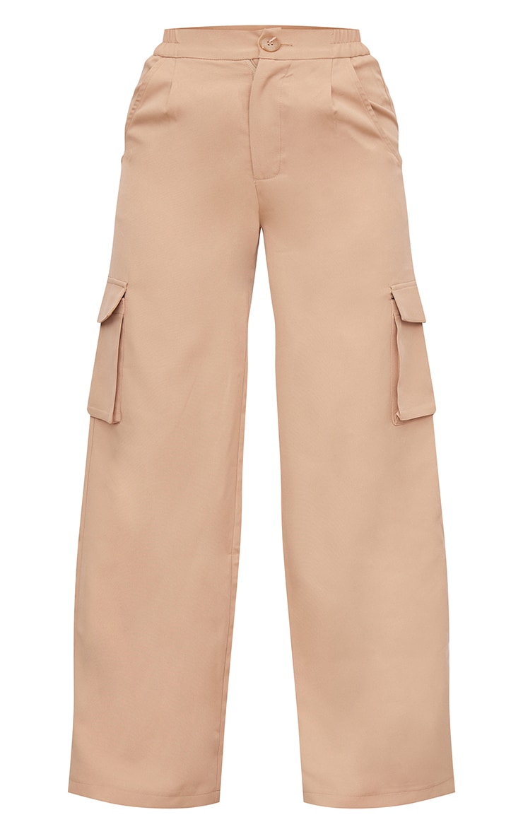 Petite Pantalon de tailleur style utilitaire gris pierre image 5