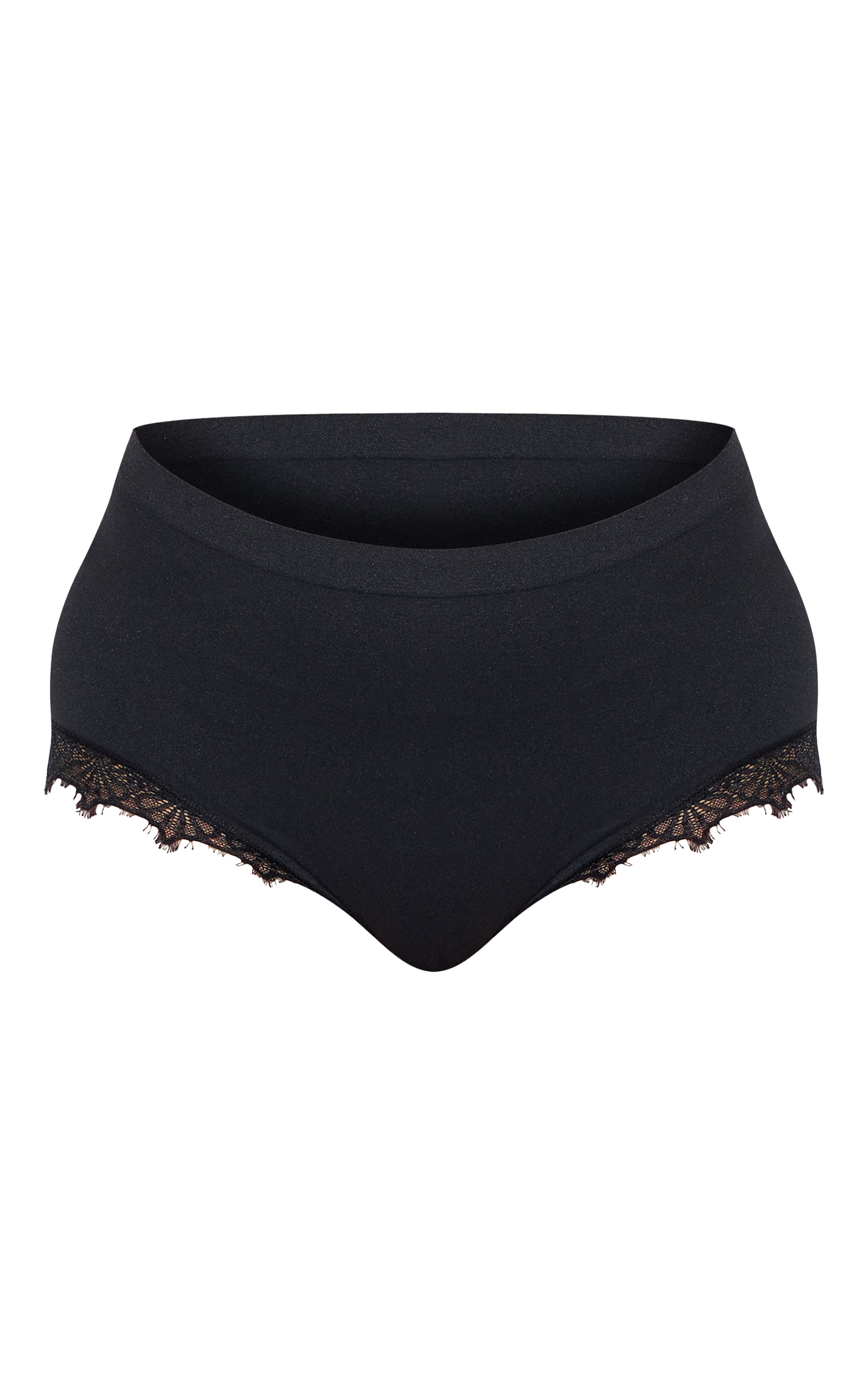 Plus Culotte Noire Ornée de Dentelle image 5