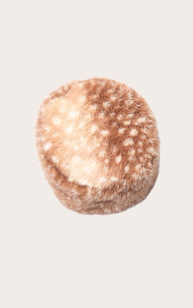 Chapeau russe en fausse fourrure effet cerf image 3