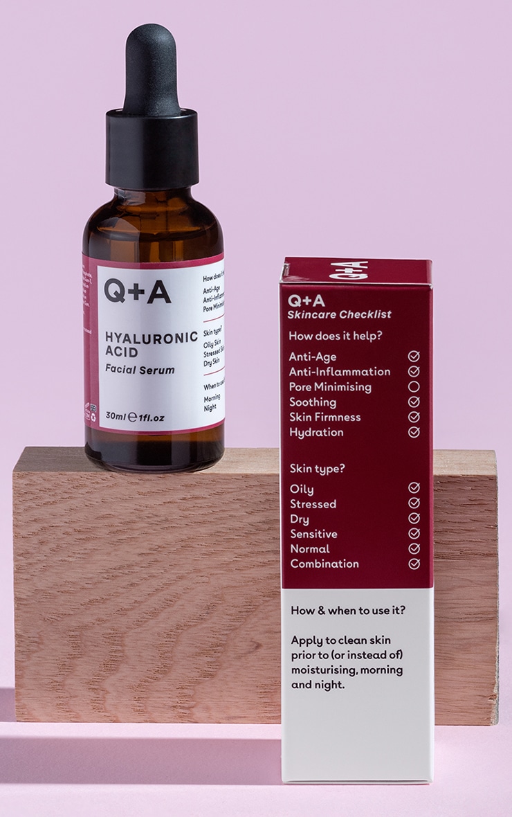 Q+A Hyaluronic Acid Facial Serum 30ml