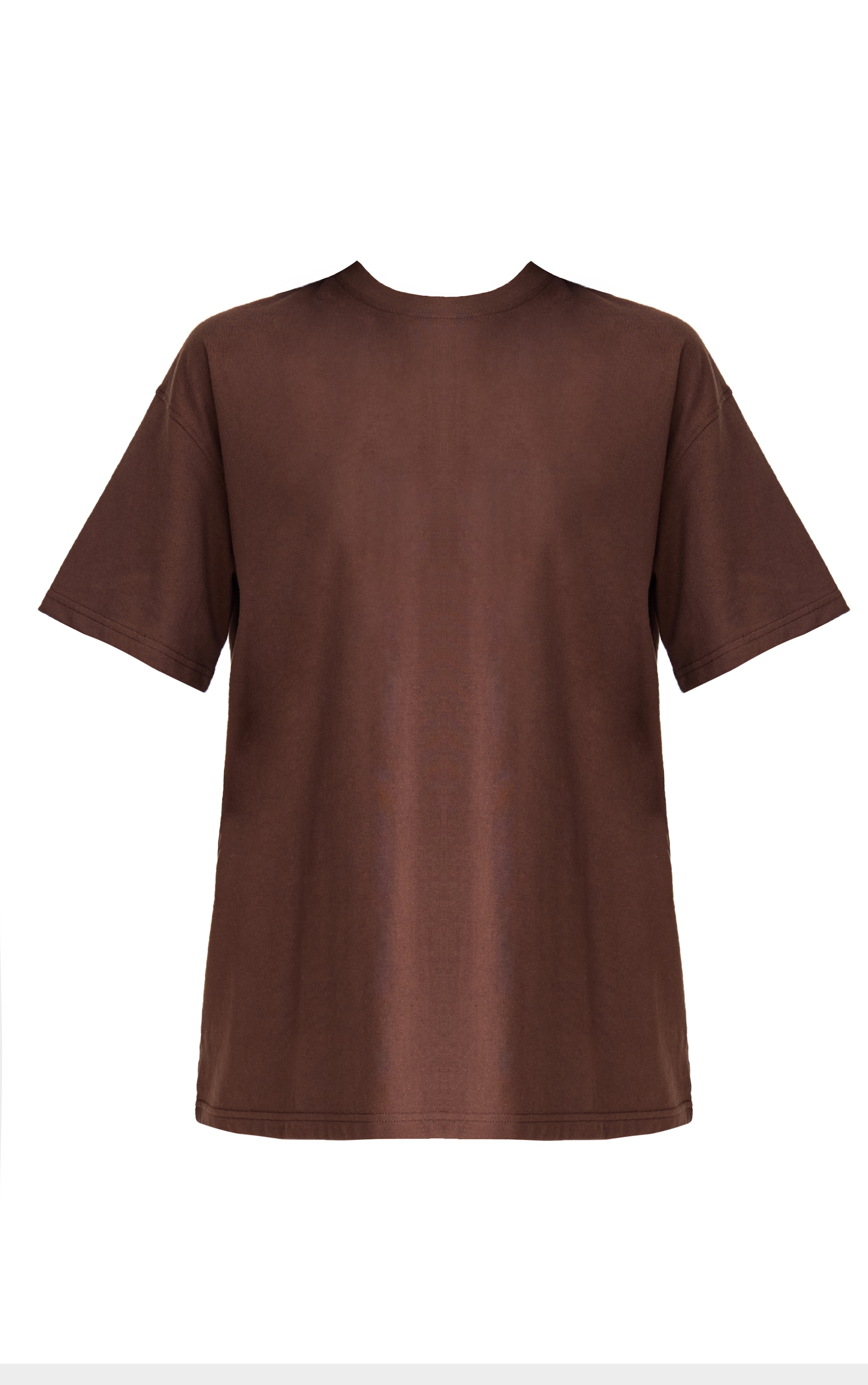 Chocolate Oversized Boxy T-shirt image 5