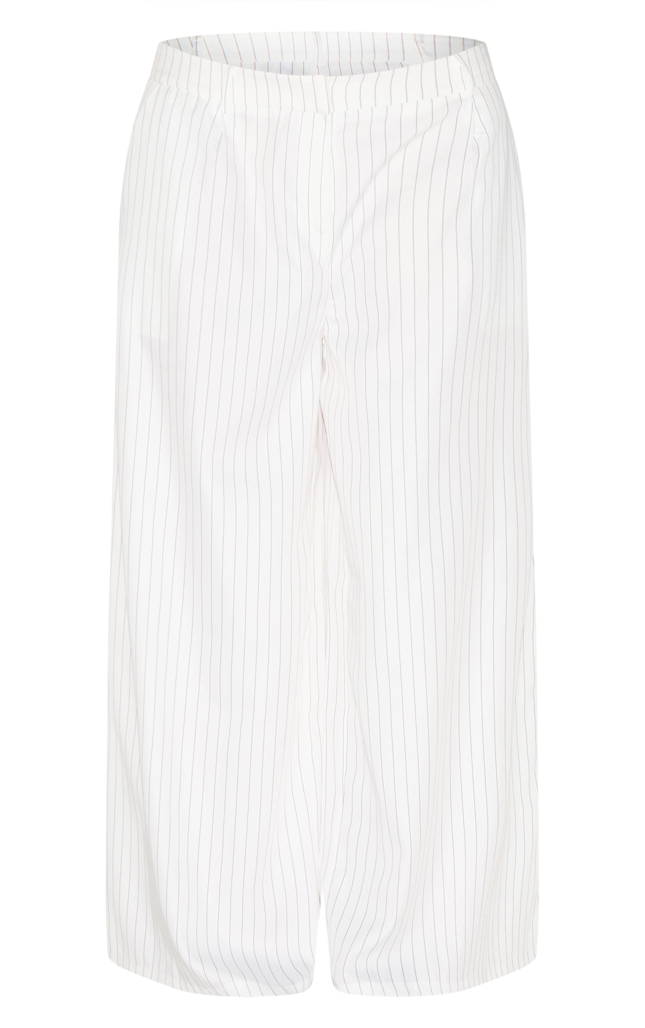 Pantalon Droit Tailleur Tissé Grande Taille Latte Rayures Épingles long image 5