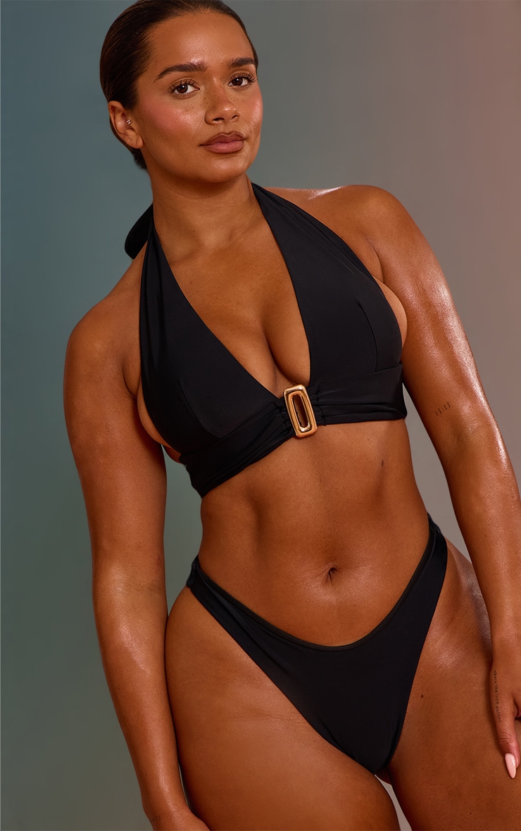 Shape Black Boomerang Bikini Bottoms image 4
