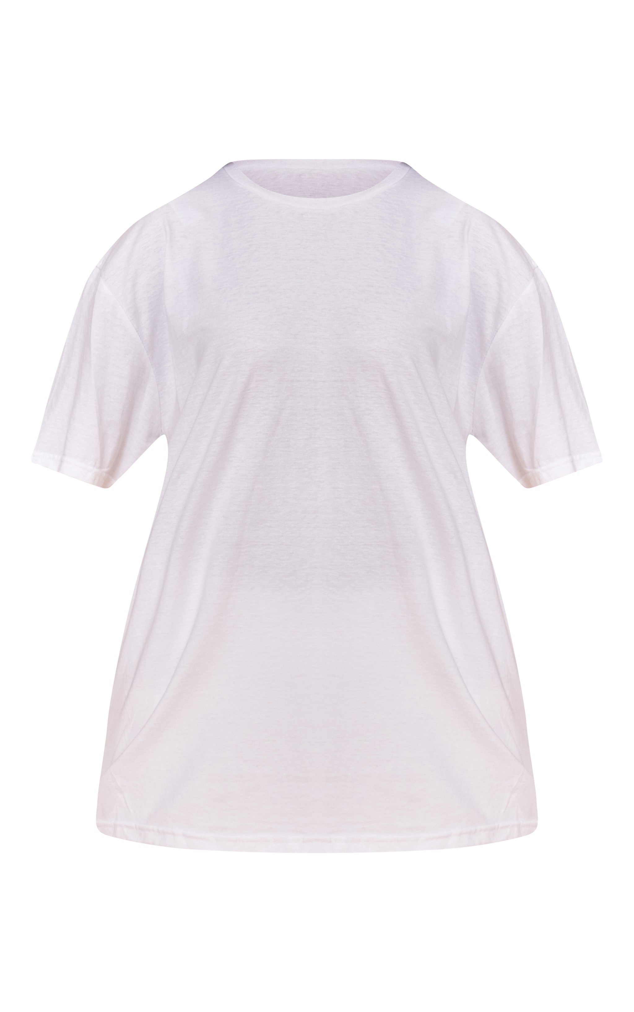 White Health Club Graphic Oversized T-shirt image 5