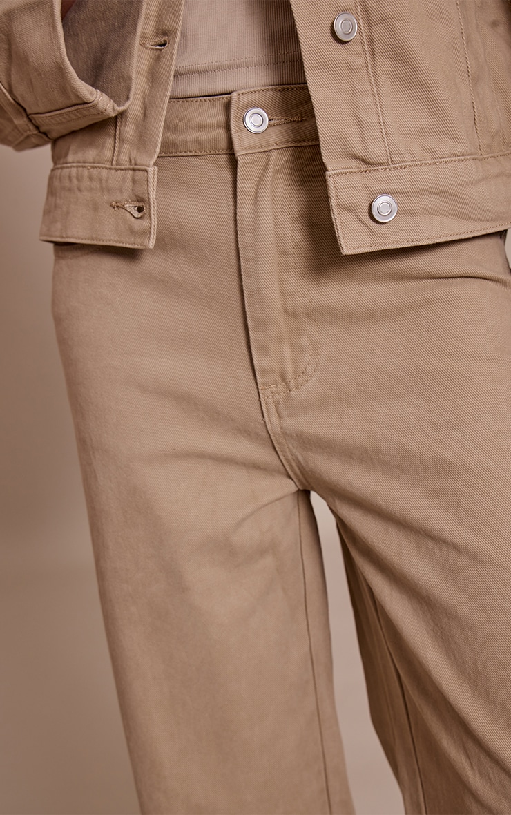 Stone Turn Up Hem Jeans image 4