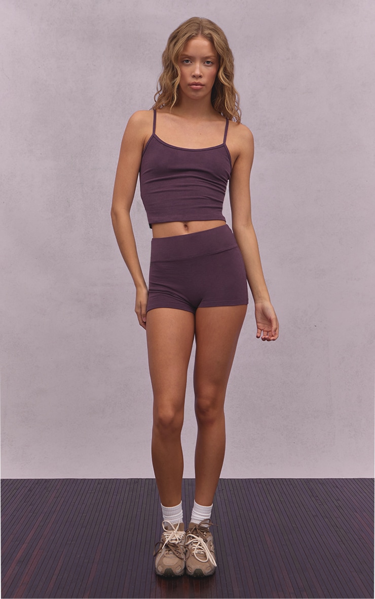 Deep Plum Soft Cotton Vest image 3