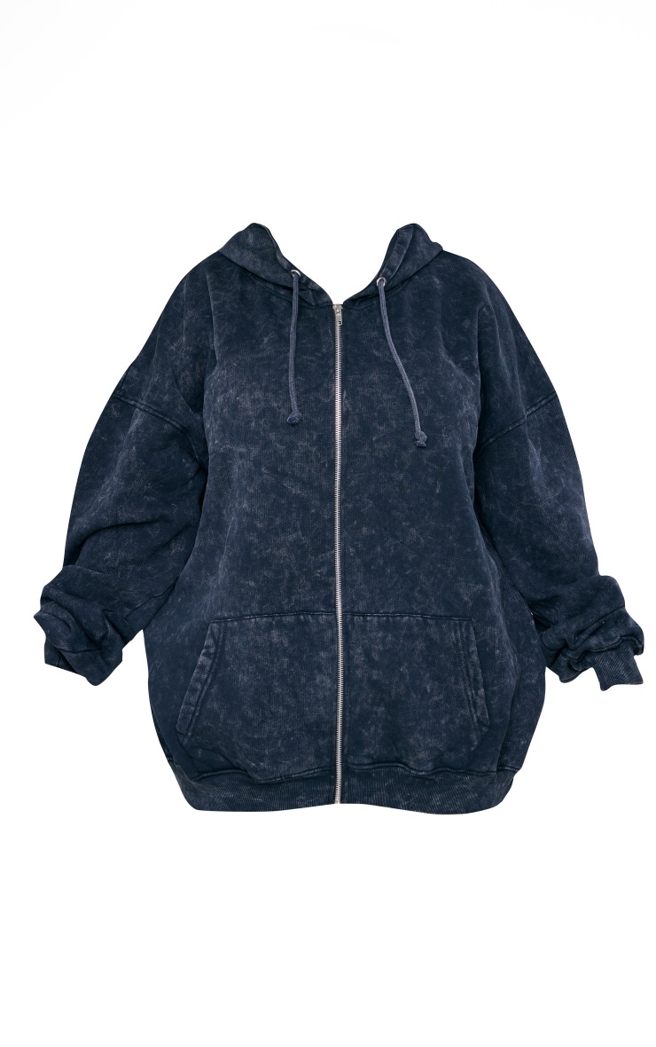 Zip over shop face hoodie