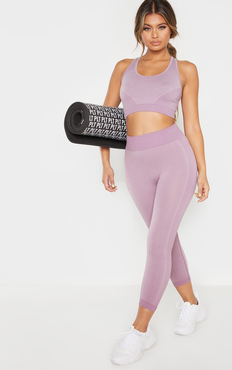 lilac sports leggings