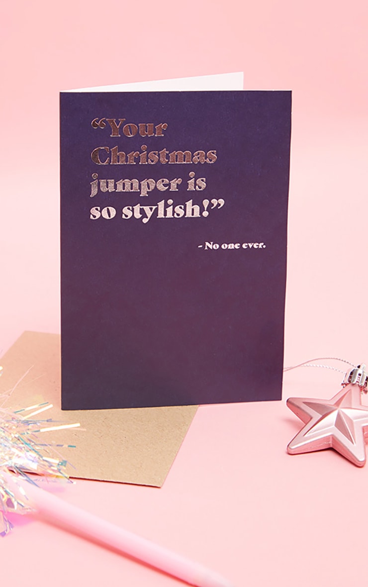 Ohh Deer Christmas Jumper Is So Stylish Christmas Card