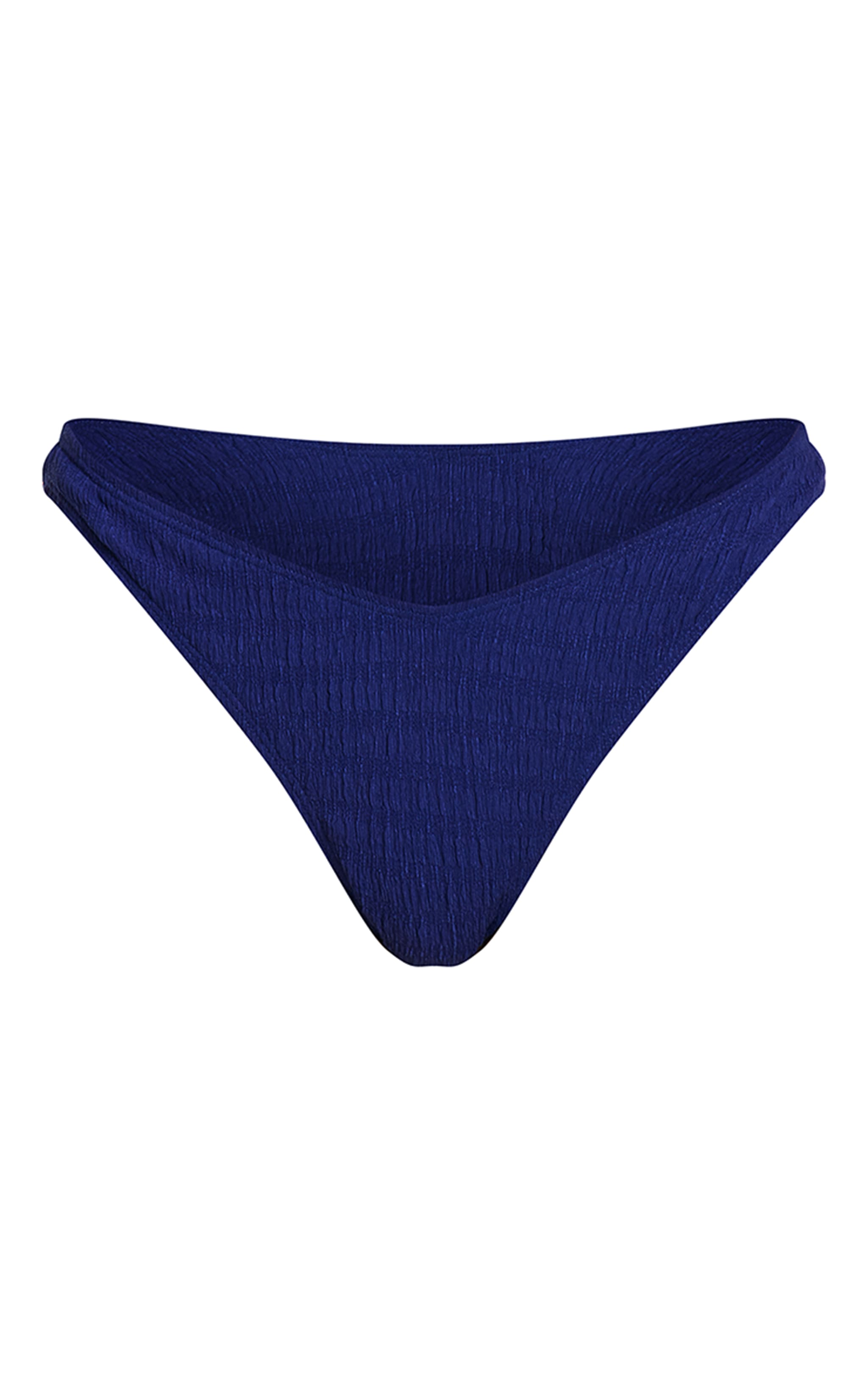 Cobalt Textured Tanga Bikini Bottom image 5