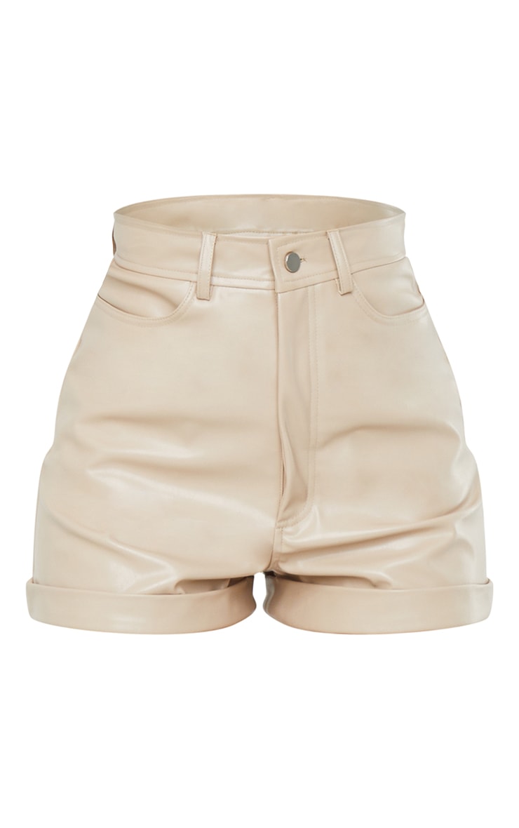 Stone leather shorts Outlet