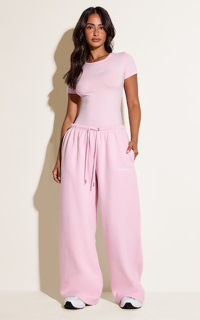 Petite Jogging large rose à logo "PrettyLittleThing