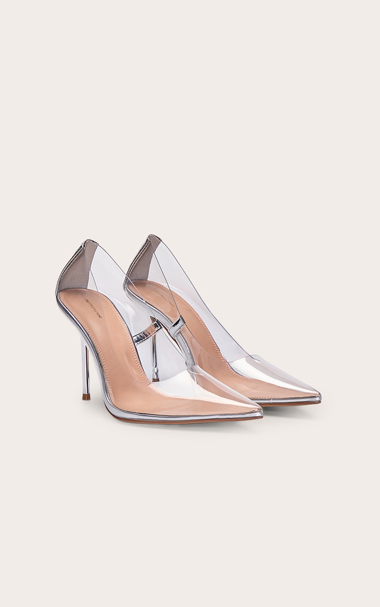 Clear Perspex Court Shoe image 3