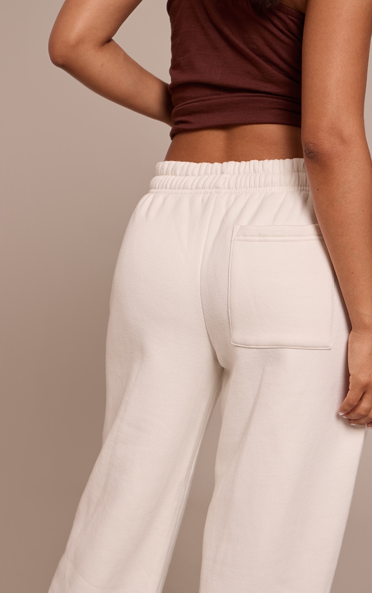 Petite Cream Straight Leg Sweatpants image 4