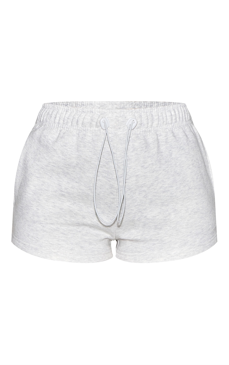 Ash Grey Drawcord Waist Sweat Shorts image 5