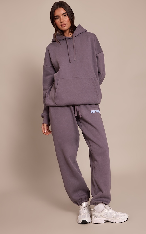 Charcoal PLT Studio Print Cuffed Sweatpants