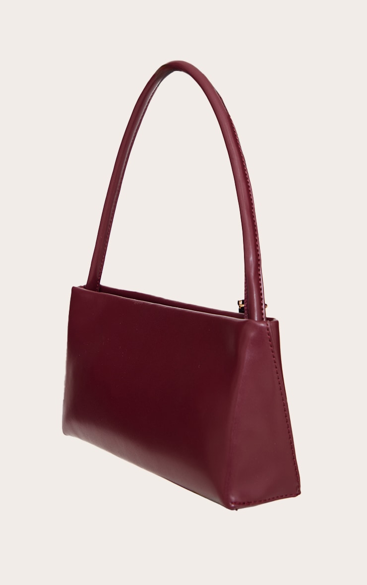 Burgundy Slim Shoulder Bag image 2