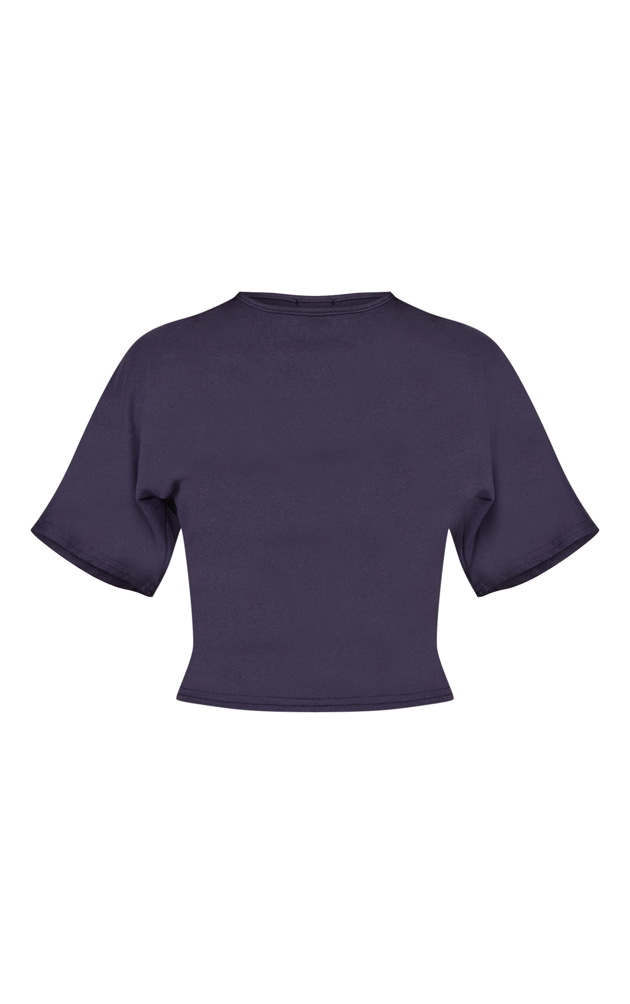 Navy Soft Touch Boxy T Shirt image 5