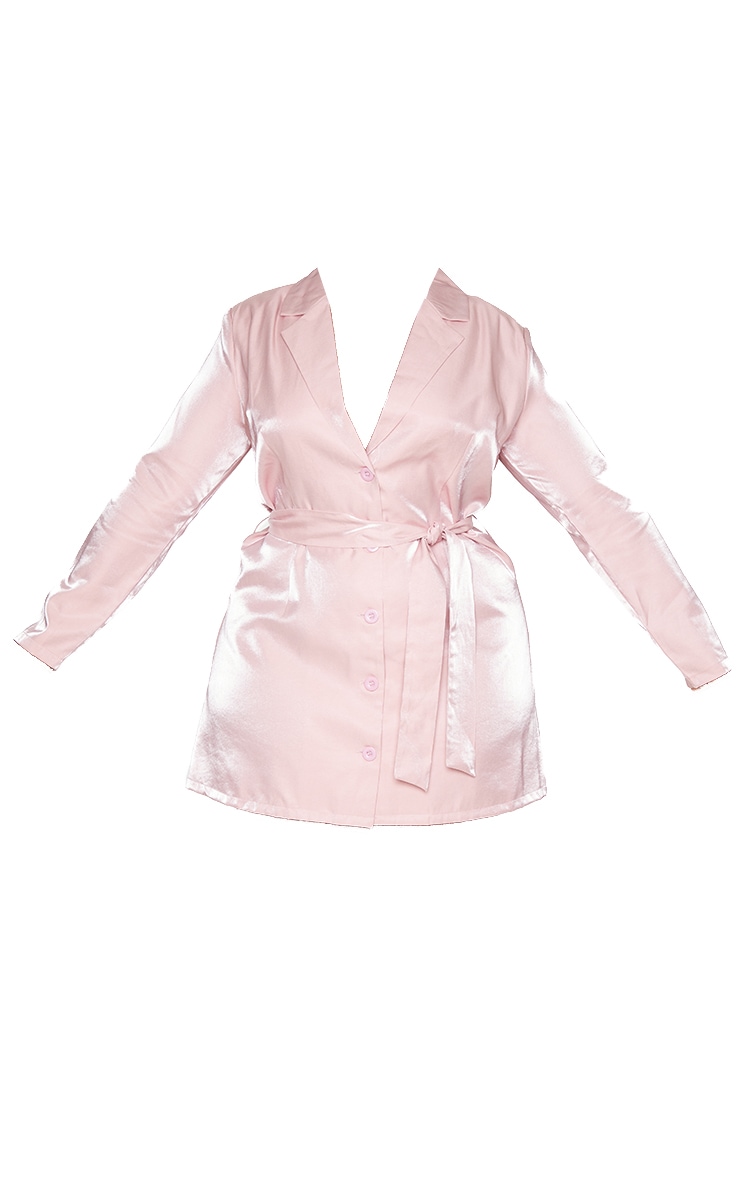 robe blazer rose pale