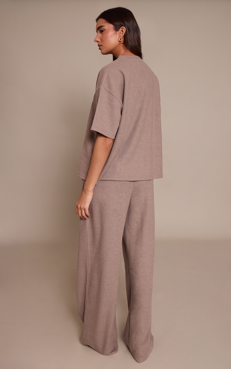 Mushroom Soft Touch Wide Leg Pant image 3