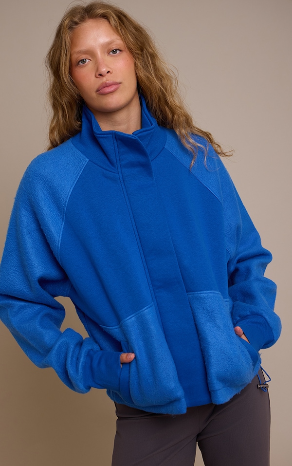 Cobalt Full Zip Through Fleece