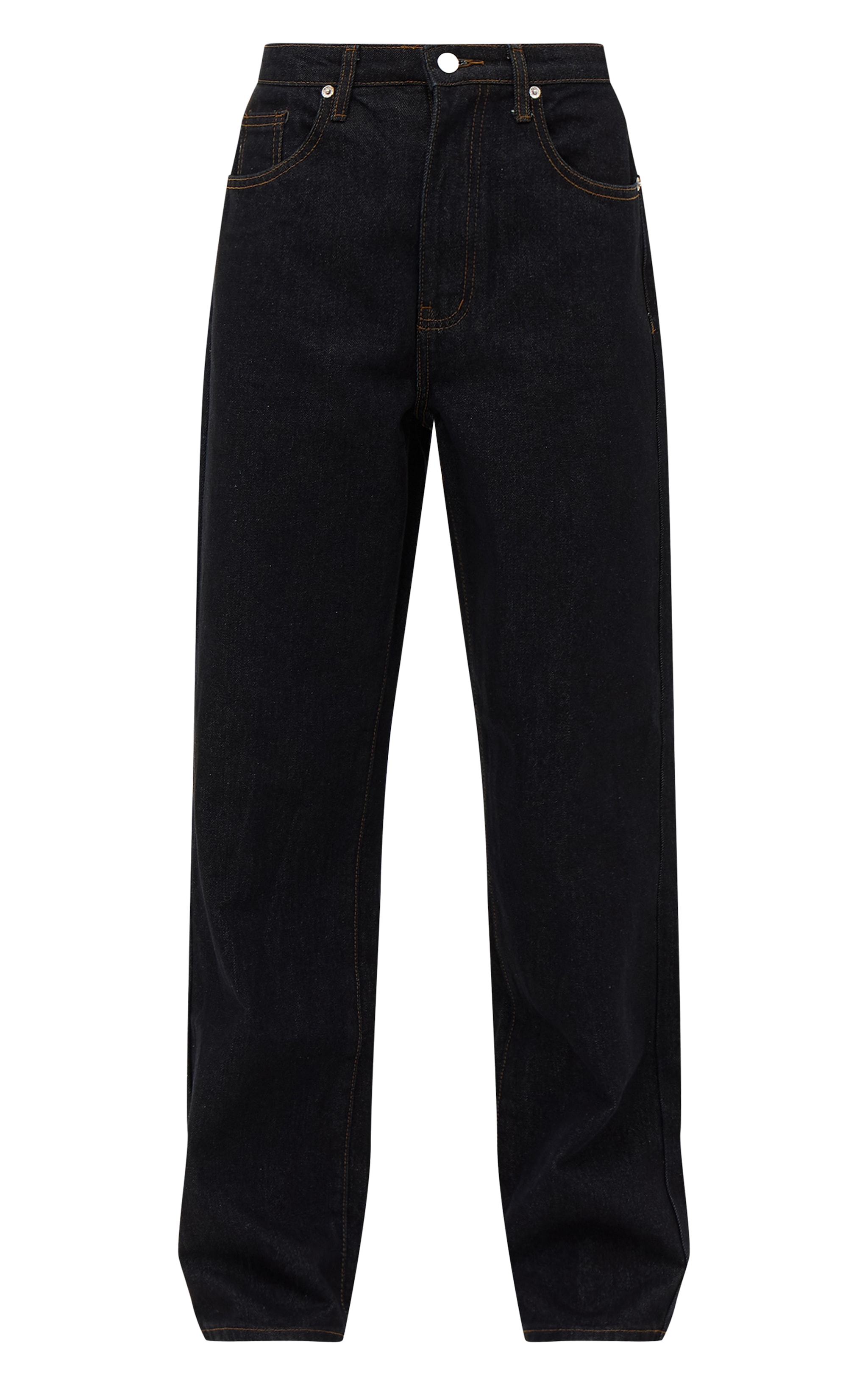 Dark Indigo High Waist Straight Leg Jeans image 5