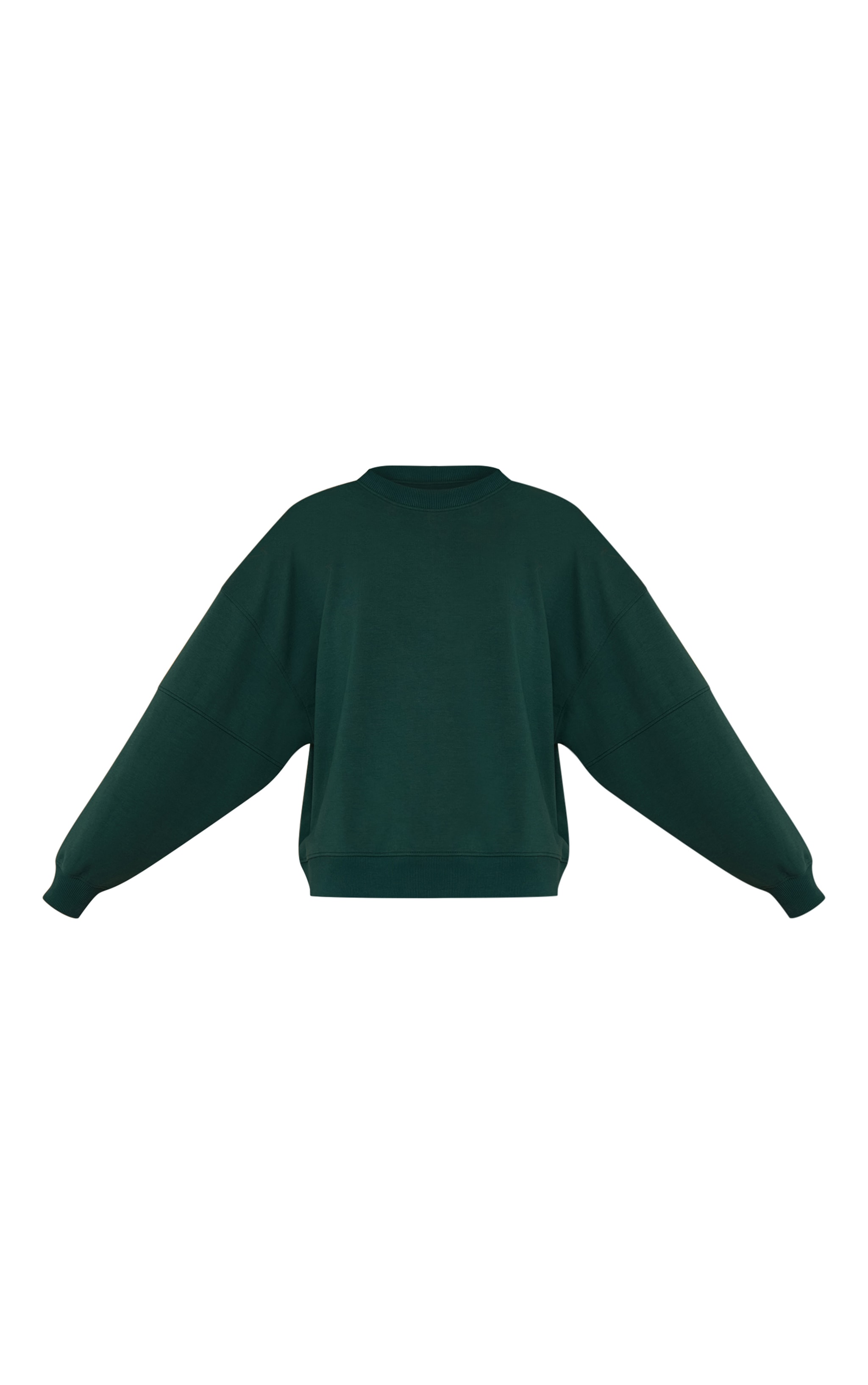 Pine Green Interlock Crew Neck Sweatshirt image 5