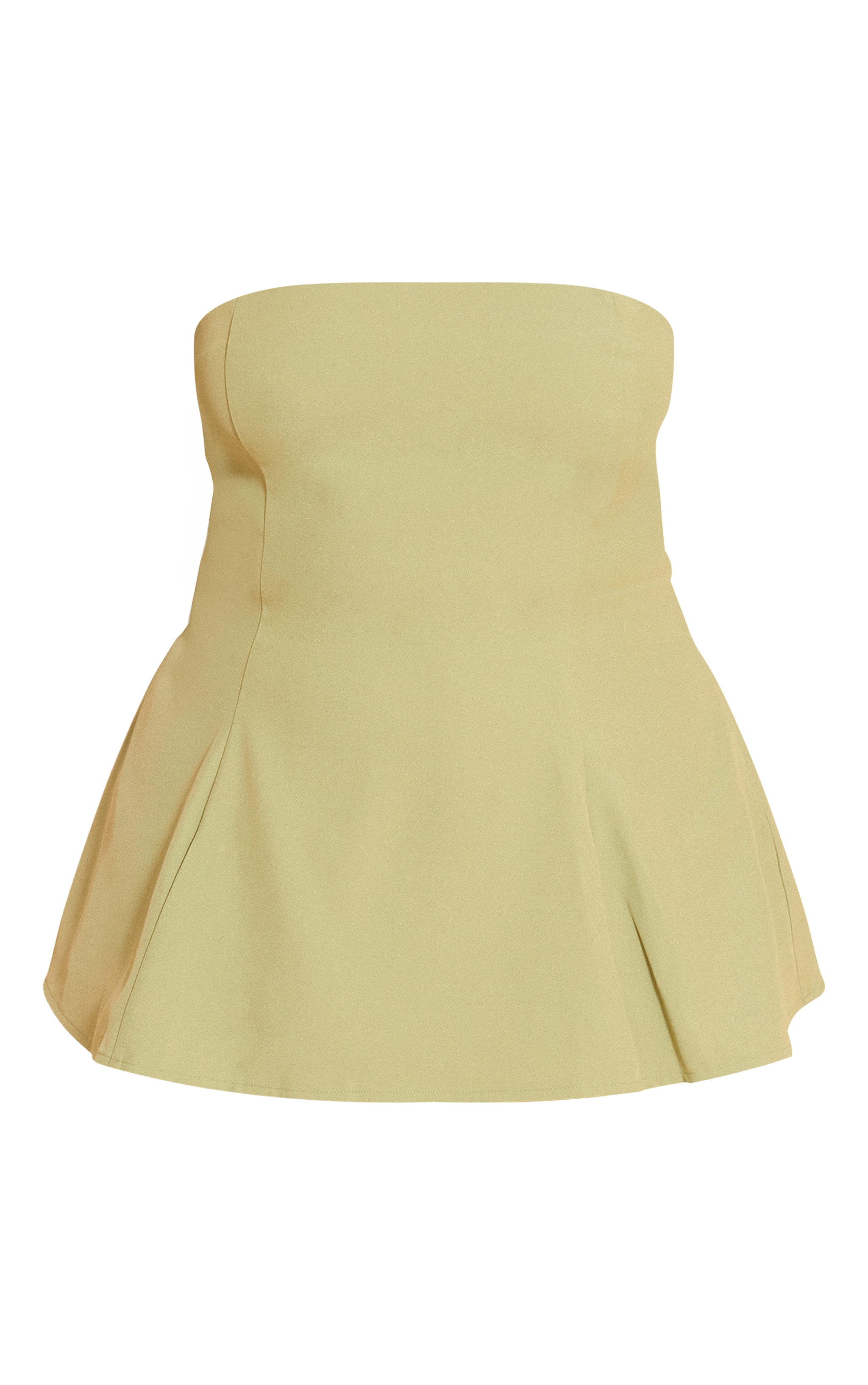 Plus Olive Bandeau A-line Top image 5