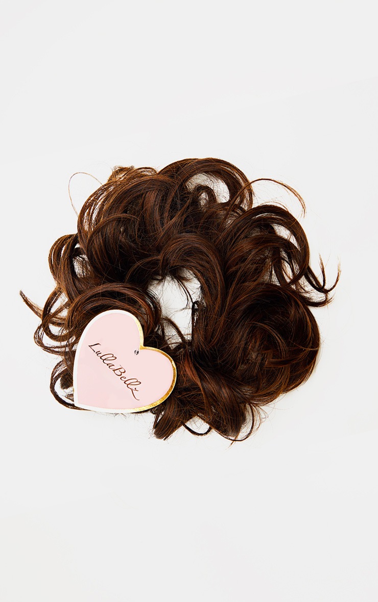 Lulla Bellz Messy Bun Scrunchie Warm Brunett Prettylittlething Aus