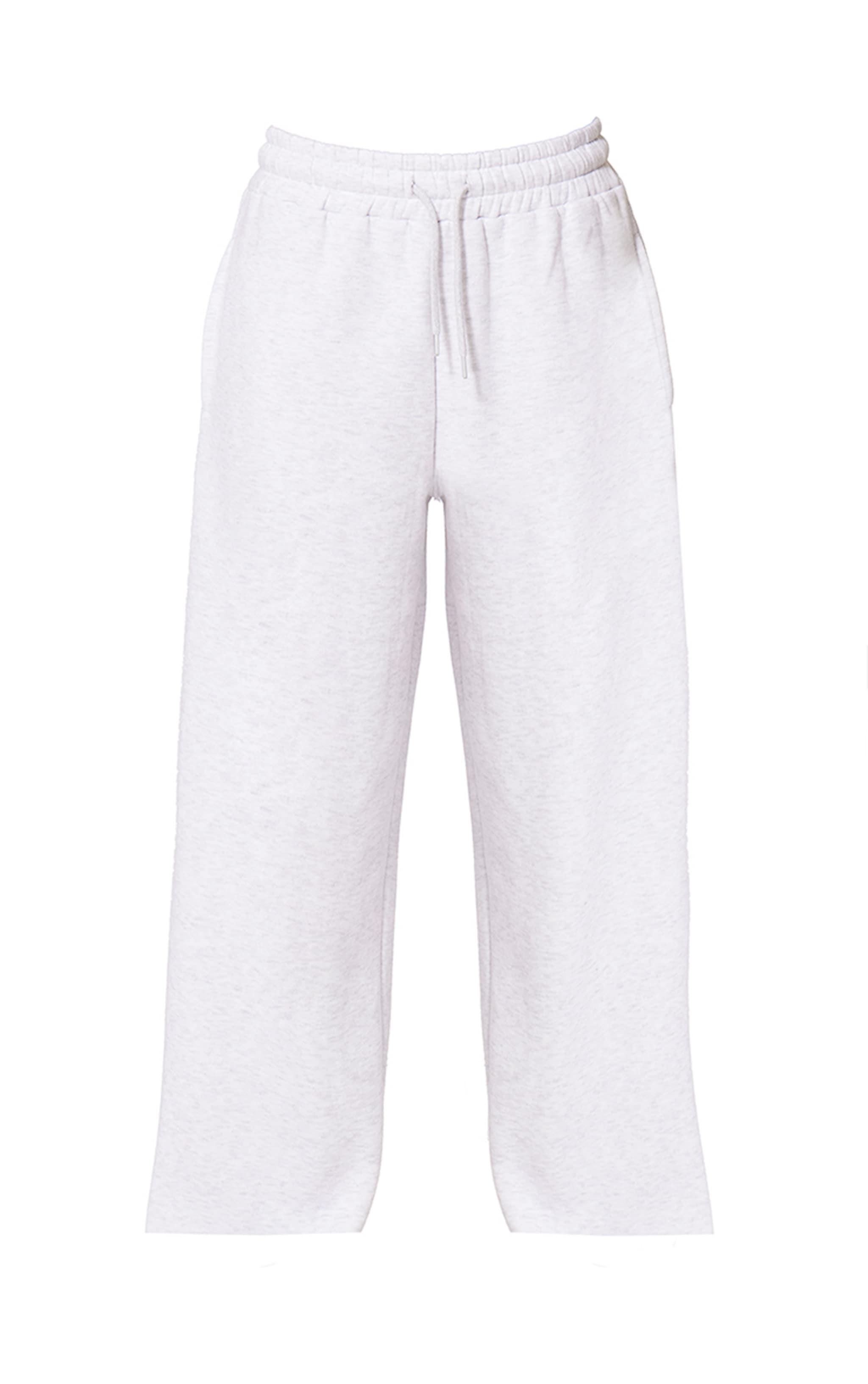 Ash Grey Premium Wide Leg Sweat Sweatpants image 5