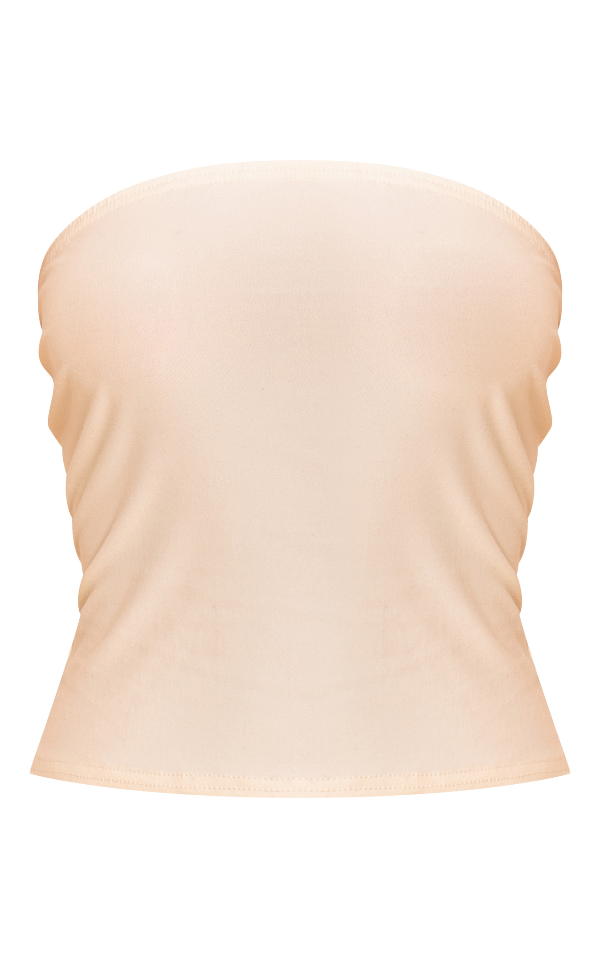 Butter Yellow Soft Touch Long Bandeau Top image 5