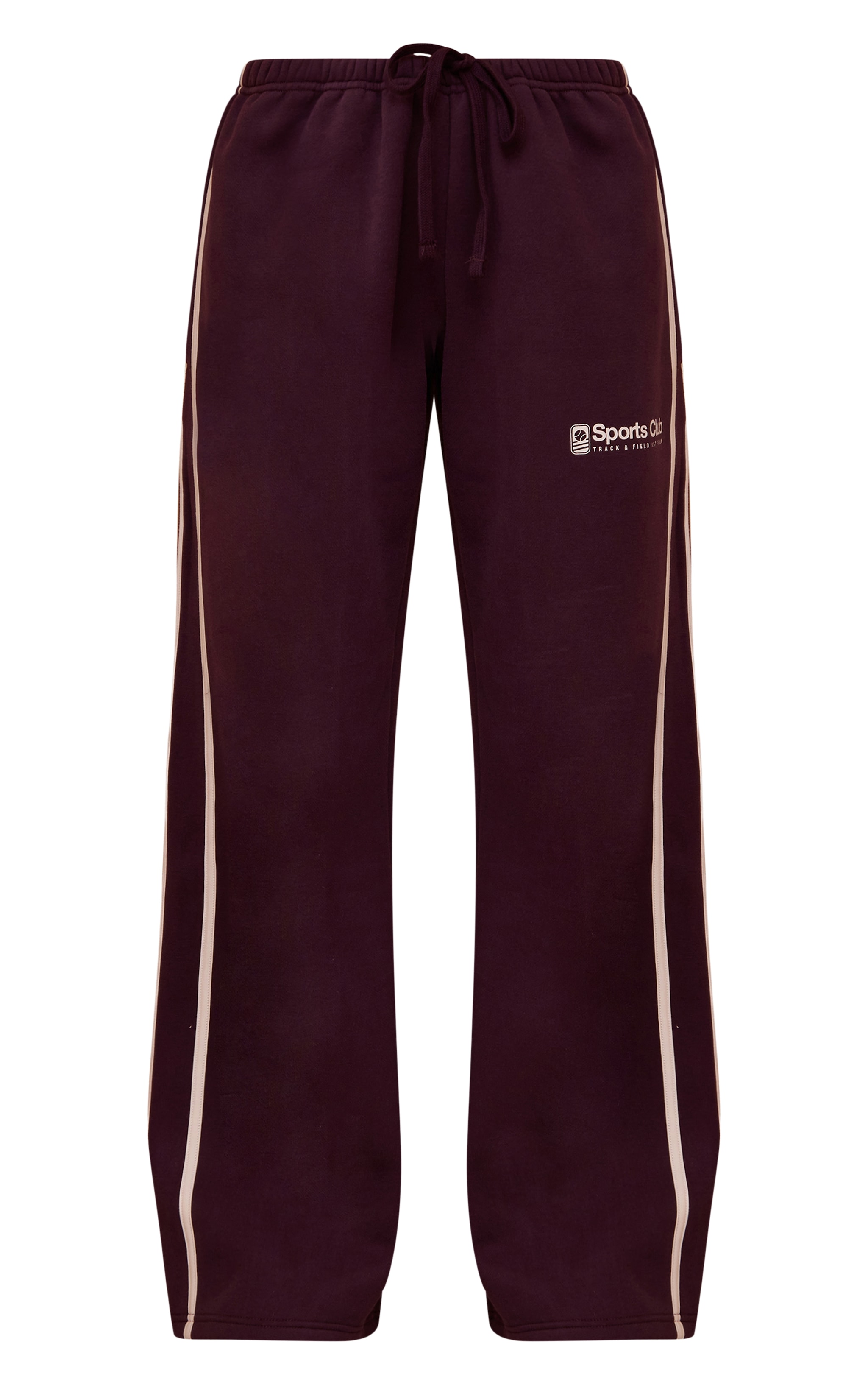 Jogging large prune imprimé "Sports Club" image 5