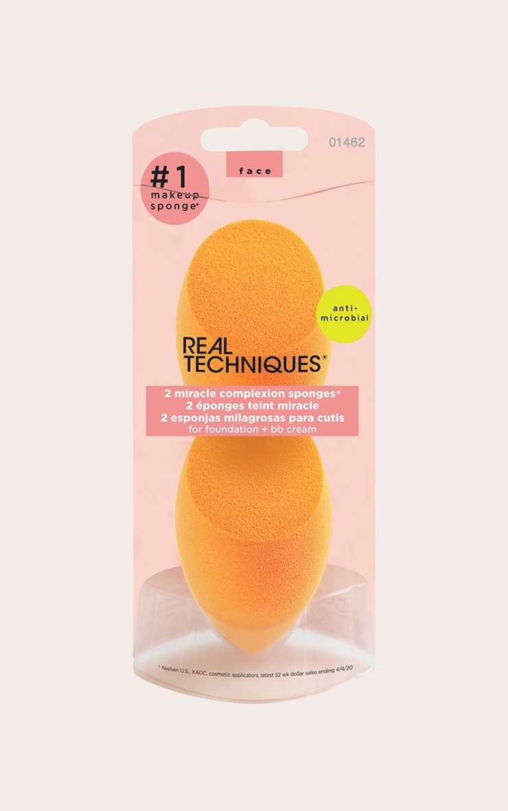 Real Techniques 2 Pack Miracle Complexion Sponge image 1
