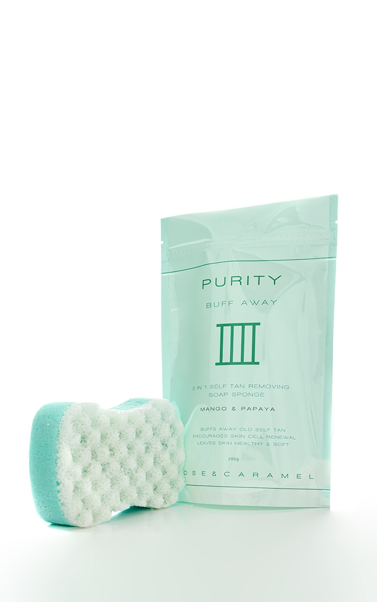 Rose & Caramel Purity Buff Away Self Tan Removing Sponge